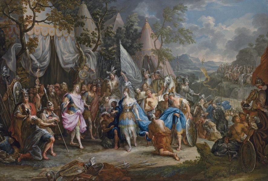 Johann_Georg_Platzer_-_Thalestris_im_Lager_Alexander_des_Großen